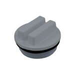 Bouchon d'hivernage prise balai + joint torique 1 1 / 2 gris claire - hayward