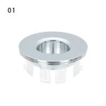 Bouchon de vidange de baignoire, robinet rond, couvercle de d�bordement, insertion de bassin, couvercle ...