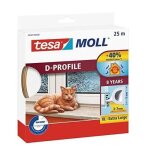 Boudin de porte - tesa - moll 7 - blanc - 25 m x 9 mm - economie d'�nergie 40%