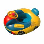 Boue de natation gonflable colore pour enfants avec poignes - parfaite pour s'amuser dans la piscine, ...