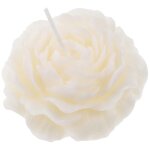 Bougies chauffe - plat parfumees en forme de pivoine, bougie d'aromatherapie sans fumee, parfumee a la ...