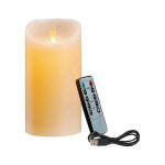 Bougies led, bougies sans flamme vacillante, bougies rechargeables, bougies en cire veritable avec telecommand ...
