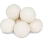 Boules de schage en laine de 6 pices assouplissant naturel rutilisable prim feuilles de schage repls ...