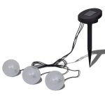 Boule solaire led flottant 3 pi�ces