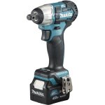 Boulonneuse � chocs 12 v li - ion 4 ah 165 nm makita - 2 batteries + chargeur - en coffret - tw161dsmj ...