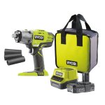 Boulonneuse  chocs ryobi 18v one + - batterie lithiumplus 2. 0ah - chargeur r18iw3 - 120s