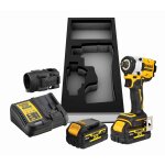 Boulonneuse � chocs dewalt 1 / 2 xr - 18v 5. 0 ah - mousse pour coffret - dcf921p2g - qw