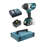 Boulonneuse  chocs makita dtw1002rtj 18 v li - ion (2 x 5 ah) 1000 nm