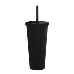 Meilleure vente bouteille d'eau, tasse de paille en plastique rutilisable pour macaron, tasse a caf ...