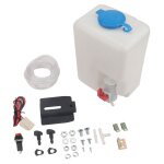 Bouteille universelle de lave - glace de voiture, pompe de lave - glace, kit de pulvrisateur de buse ...