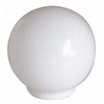 Bouton de meuble boule h�tre laqu� blanc - diam�tre 35mm cadap
