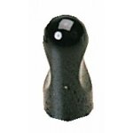 Boutons de meuble � encoche 8010 - noir estamp