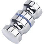 Bouton de porte de douche poignée de porte rondes en alliage d'aluminium pour salle de bain porte en ... Bouton de porte de douche poignée de porte rondes en alliage d'aluminium pour salle de bain porte en ...