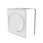 Bouton poussoir 10a en saillie - blanc - vulco - zenitech