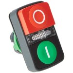 Bouton poussoir double t�te � code - schneider electric - zb5aw7l3741 - plastique - noir - ext�rieur