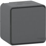 Bouton poussoir mureva styl schneider en saillie - blanc