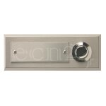 Bouton de sonnette avec plaque de nom � graver