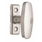 Bouton sur rosette pour crmone de fentre 660 - inox map massard