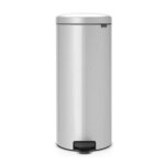 Brabantia - brabantia poubelle a pédale new icon 30 l gris métallisé - gris Brabantia - brabantia poubelle a pédale new icon 30 l gris métallisé - gris