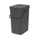 Brabantia poubelle sort & go, 12 l, grey - 109805 Brabantia poubelle sort & go, 12 l, grey - 109805