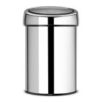 Brabantia poubelle touch bin®, 03 litres - brilliant steel Brabantia poubelle touch bin®, 03 litres - brilliant steel