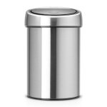 Brabantia poubelle touch bin®, 03 litres - matt steel fingerprint proof Brabantia poubelle touch bin®, 03 litres - matt steel fingerprint proof