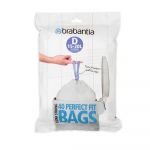 Brabantia sacs perfectfit, distributeur, code d, 15 - 20 litres, 40 sacs, white - 362187 Brabantia sacs perfectfit, distributeur, code d, 15 - 20 litres, 40 sacs, white - 362187