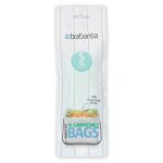 Brabantia sacs poubelle, compostables, (code s), 6 litres, 120 sacs - 12 rouleaux Brabantia sacs poubelle, compostables, (code s), 6 litres, 120 sacs - 12 rouleaux