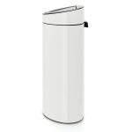 Brabantia touch bin new, 40 litres, seau int�rieur plastique, white - 114984