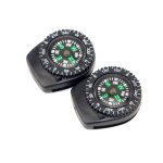 Bracelet de montre avec boussole portable dtachable, 1 pice, navigation, coulissant, randonne en plein ...