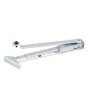 Bras compas pour ferme - porte ts 1500 - argent geze