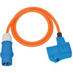 Brennenstuhl adaptateur cee ip44 1, 5m orange h07rn - f 3g2, 5 prise cee, connecteur coud� 230v / 16a ...