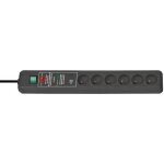 Brennenstuhl bloc multiprise parasurtenseur secure - tec socle 6 prises 3m 15000a signal sonore Brennenstuhl bloc multiprise parasurtenseur secure - tec socle 6 prises 3m 15000a signal sonore
