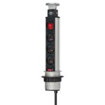 Brennenstuhl bloc multiprise tower power escamotable avec interrupteur