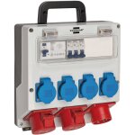 Brennenstuhl coffret de distribution 4 / 16a ip44 3x ls 230v / 16 a, 1xfi 40 a 4 - polig 30ma - 1154890010 ...