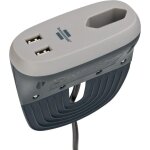 Brennenstuhl estilo prise canap avec fonction de chargement 1xeuro - prise et 2xusb - charger anthracite ...