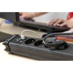 Brennenstuhl multiprise premium - line avec parasurtenseur 60 000a et prises - chargeur usb 4 prises ...