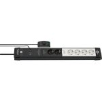 Brennenstuhl prolongateur multiprise premium - plus - line 2 + 4 prises noir / gris 3m h05vv - f 3g1, ...