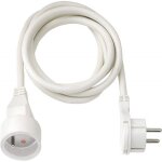 Brennenstuhl rallonge electrique 5m avec fiche plate - cable h05vv - f 3g1. 5. ip20 - . blanc