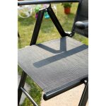 Brescia 8 : ensemble de jardin en aluminium table extensible + 8 fauteuils en textilène Brescia 8 : ensemble de jardin en aluminium table extensible + 8 fauteuils en textilène