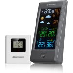 Bresser station m�t�o sans fil avec capteur ext�rieur climatetemp nbf, horloge radio dcf, thermom�tre ...