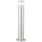 Brilliant - avon potelet extrieur - coloris acier - acier special / plastique led 1x4w