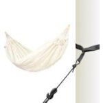 Brisa hamac extrieur rsistant aux intempries double with tree strap vanille