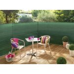 Brise vue tiss 100% occultant - vert - 1 x 5 m supratex