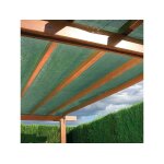 Brise vue en toile tiss�e vert fonc� 25 m x h. 1, 00 m - jardideco