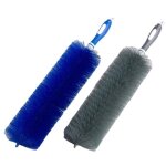 Brosse anti - poussi�re pour le nettoyage de la maison, brosse anti - poussi�re douce avec longue poign�e ...