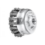 Brosse boisseau 18 torsades acier combitwist - pour meuleuse d'angle pferd