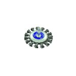 Brosse circulaire technic tivoly fil acier torsad - gros dcapage du mtal 75 pour perceuse