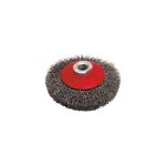 Brosse cuvette pour meuleuse fil acier ondul 0, 30 mm d. 100 mm m14 pour mtal - dcapage dur - leman ...