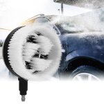 Brosse de lavage rotative  360 degrs en forme d'ventail pour pistolet  eau haute pression, connecteur ...